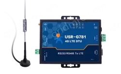 An industrial router with serial port