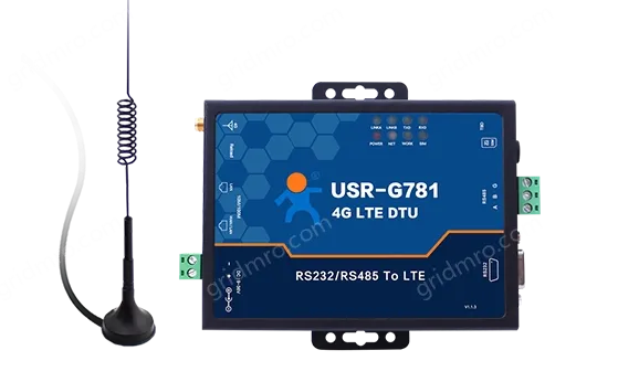 An industrial router with serial port